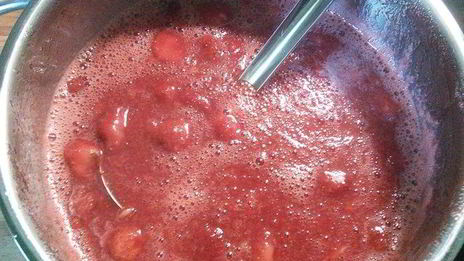 клубнично-ревеневый мармелад