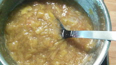 клубнично-ревеневый мармелад