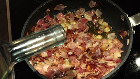 стейк с соусом луковый мармелад