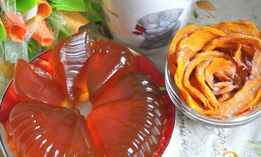 Рецепт тыквенные дольки с мармеладом