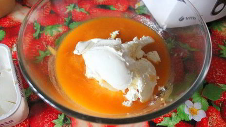 абрикосовое мороженое