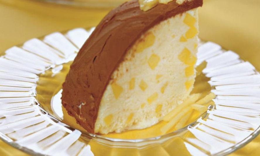 Рецепт ананасовый торт-мороженое