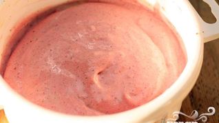 Десерт Клубничное мороженое