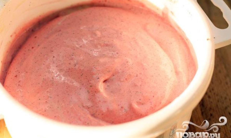 Рецепт десерт клубничное мороженое