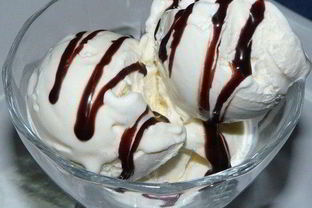 Йогуртовое мороженое с красным грейпфрутом