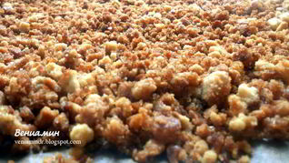 Хрустящая пряничная крошка для мороженого