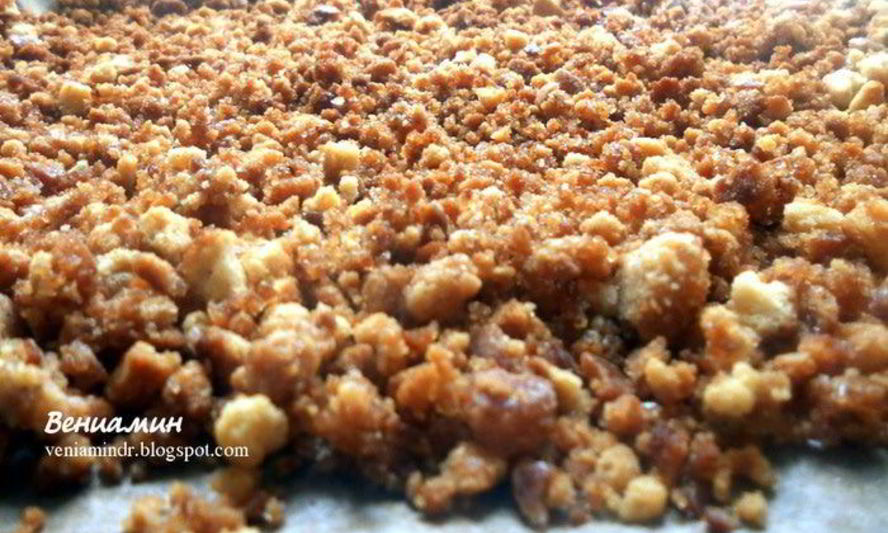 Рецепт хрустящая пряничная крошка для мороженого