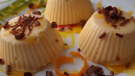 мандариновое мороженое