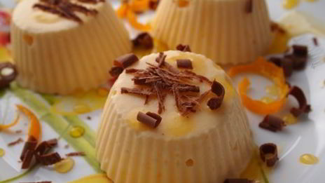 мандариновое мороженое