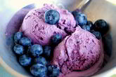 Мороженое из черники