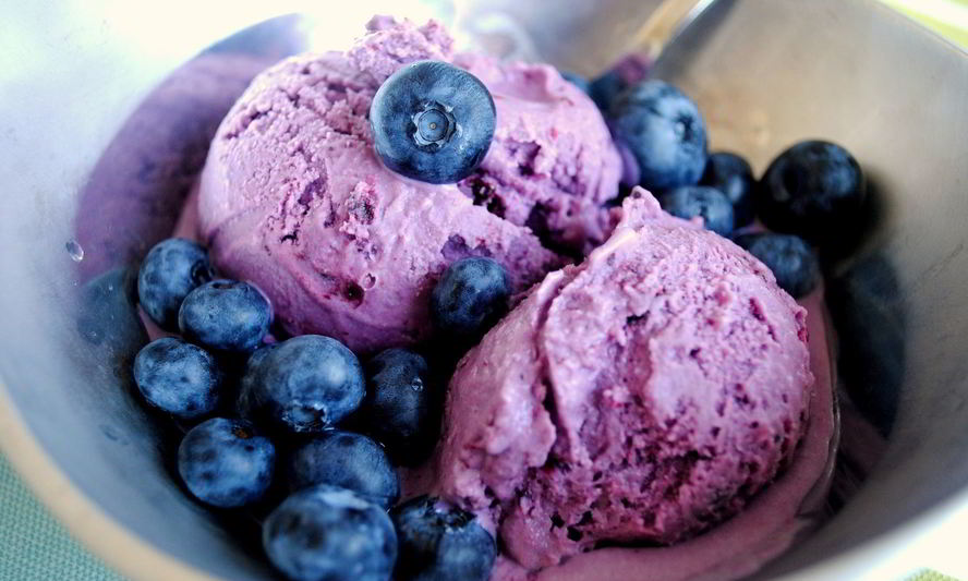 Рецепт мороженое из черники