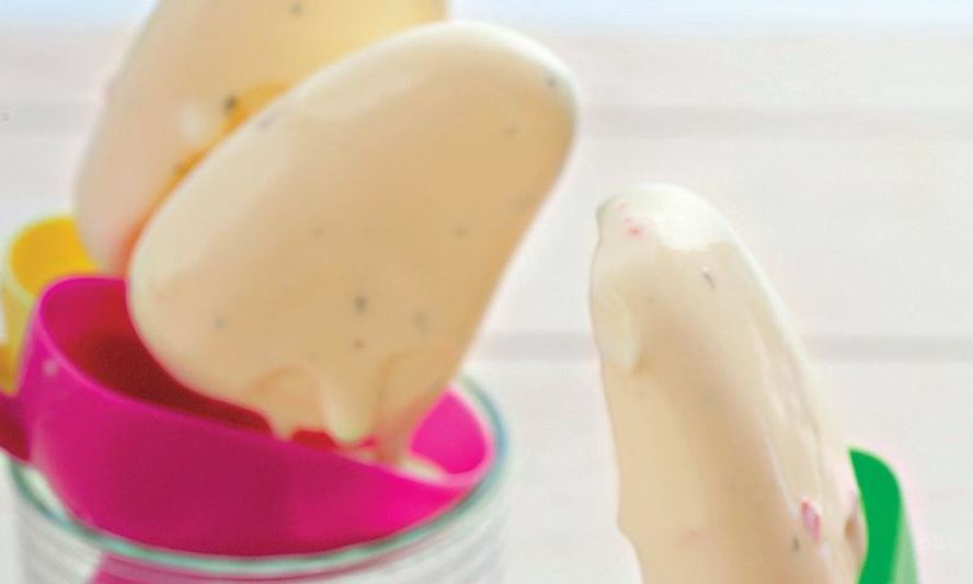 Рецепт мороженое с белым шоколадом, мятой и чили