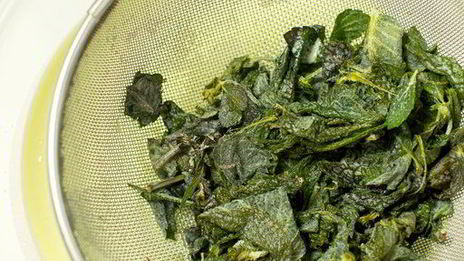 мятное мороженое с шоколадом