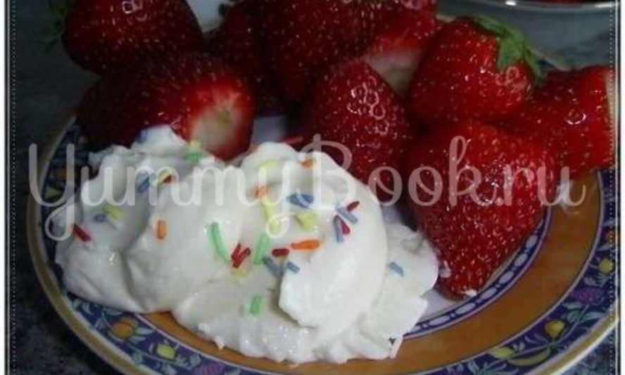 Рецепт нежное мороженое из творога
