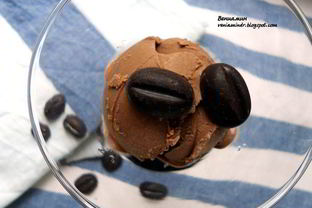 Шоколадно-кофейное мороженое с маскарпоне