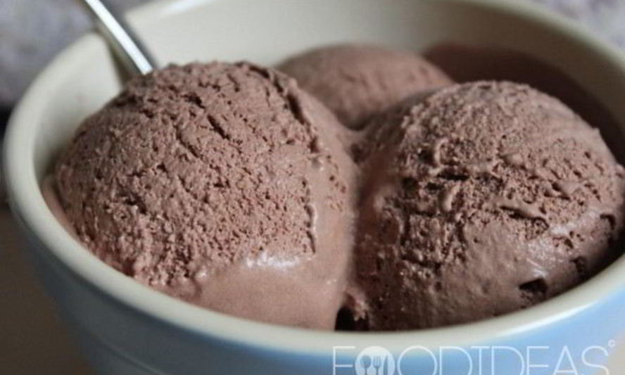 Рецепт шоколадное мороженое