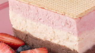 Террин из трех видов мороженого