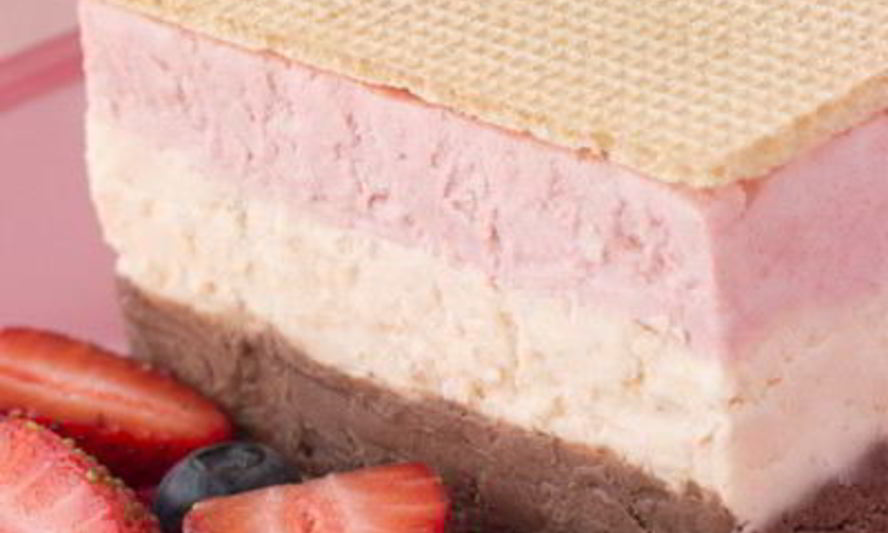 Рецепт террин из трех видов мороженого