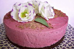 Торт-мороженое Ягодно-ореховый дуэт