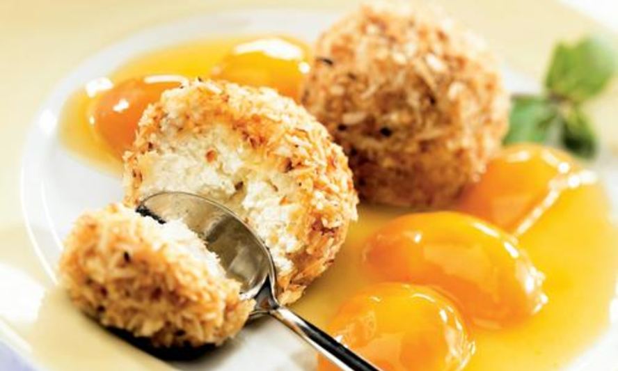 Рецепт жареное мороженое в хрустящей панировке