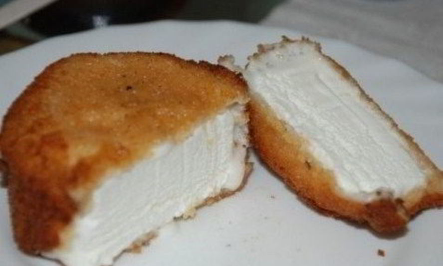 Рецепт жареное мороженое в панировочных сухарях