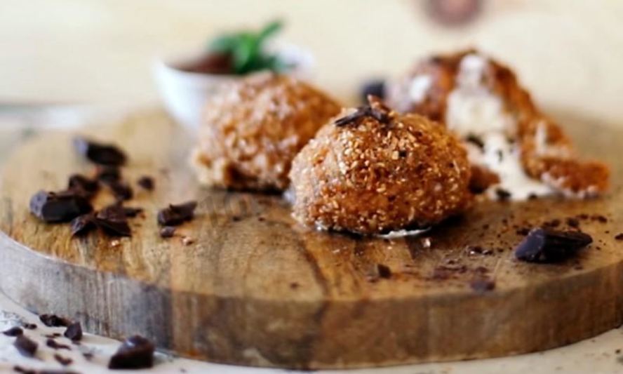 Рецепт жареное мороженое