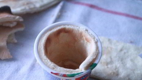 бисквитные стаканчики с черничным муссом