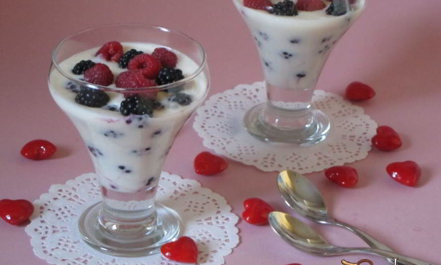 Рецепт ежевика с муссом из зефира