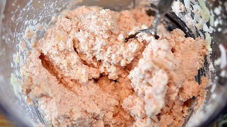 кальмар, фаршированный крабовым муссом