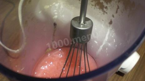 клюквенный мусс с манкой