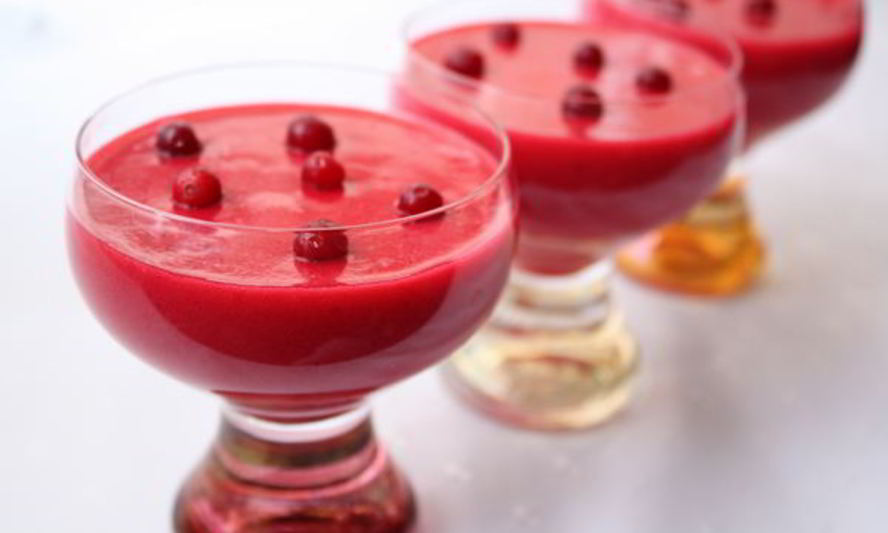 Рецепт клюквенный мусс