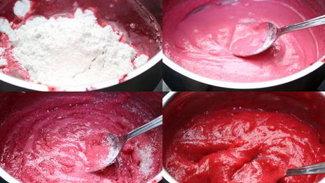 клюквенный мусс