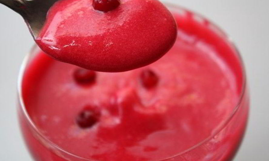 Рецепт мусс из клюквы