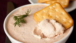 Мусс из копченого лосося