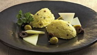 Мусс из козьего сыра