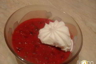 Мусс из свеклы с черносливом