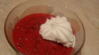 Мусс из свеклы с черносливом