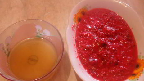 мусс из свеклы с черносливом