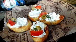 Мусс из тунца с творожным сыром