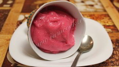 мусс клюквенный