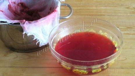 мусс клюквенный