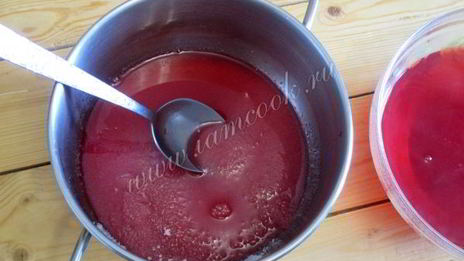 мусс клюквенный