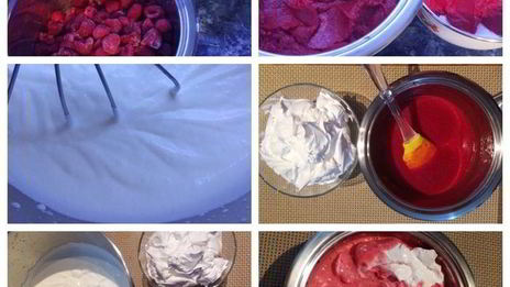 муссовый десерт малиновый рай