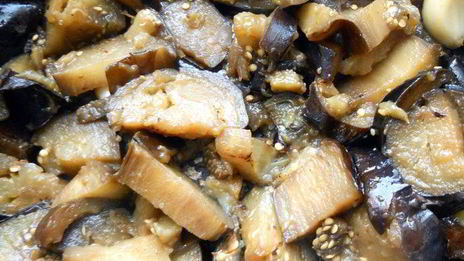 паста ракушки с творожно-баклажановым муссом