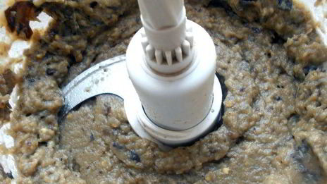 паста ракушки с творожно-баклажановым муссом