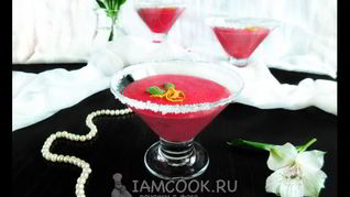 Постный мусс с вишней