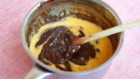 шоколадно-апельсиновый мусс