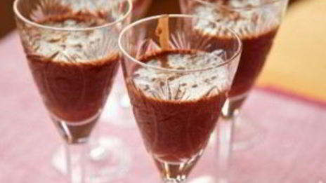 шоколадно-апельсиновый мусс