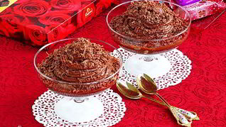 Шоколадно-молочный мусс