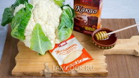 шоколадный мусс из цветной капусты